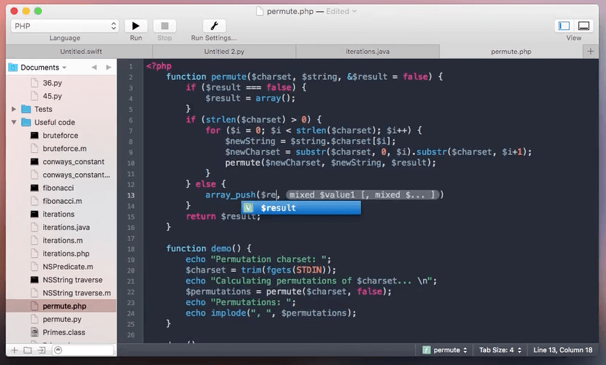 basic code editor for mac